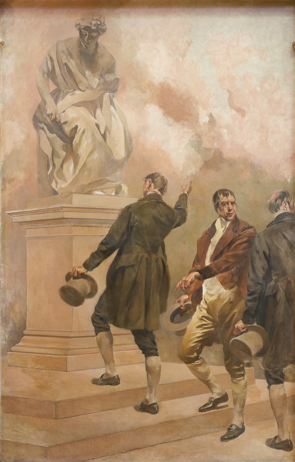Painel retratando Manuel Fernandes Tomás, Manuel Borges Carneiro e Joaquim António de Aguiar