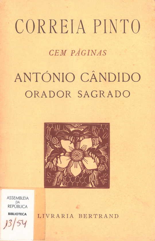 Cem páginas : António Cândido, orador sagrado
