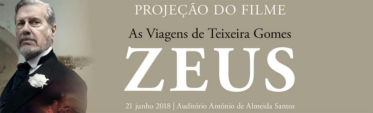 Exibição do filme "As viagens de Teixeira Gomes Zeus"