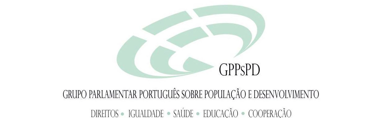 Logo do Grupo Parlamentar Português sobre População e Desenvolvimento