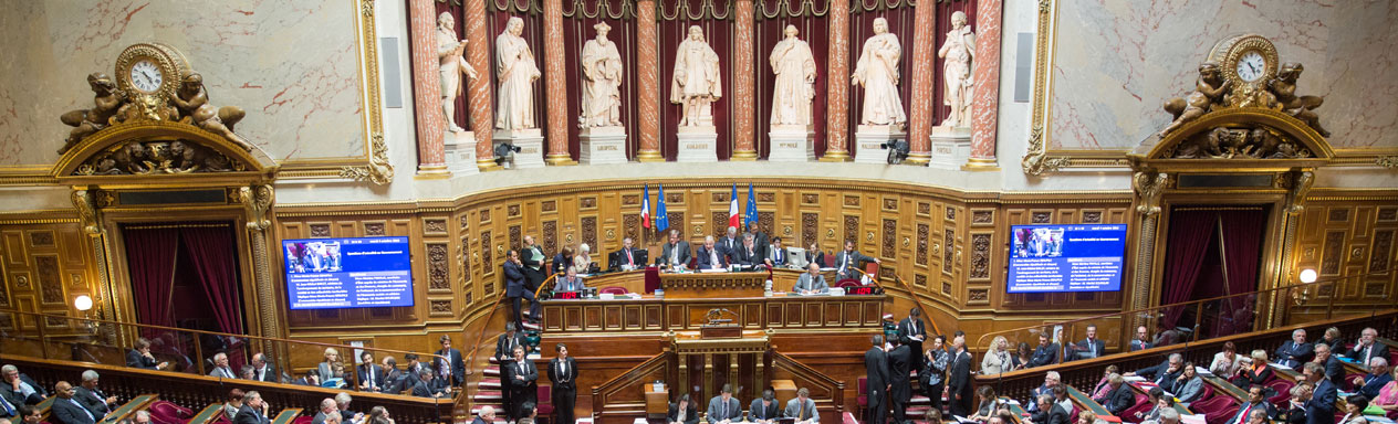Hemiciclo do Senado francês