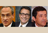 Presidente da Entidade Reguladora dos Serviços Energéticos, Presidente da EDP e o Secretário de Estado da Energia e da Inovação