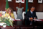 Assinatura do novo Protocolo de Cooperação entre a Assembleia Nacional de São Tomé e Príncipe e a A.R.