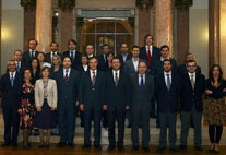 Foto de grupo da Comissão de Economia