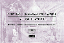 Relatório Estatístico da Actividade Legislativa e Parlamentar relativo à 2ª Sessão Legislativa da XI Legislatura