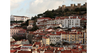 Vista geral do Bairro da Mouraria e do Castelo de São Jorge, em Lisboa, TIAGO PETINGA/LUSA