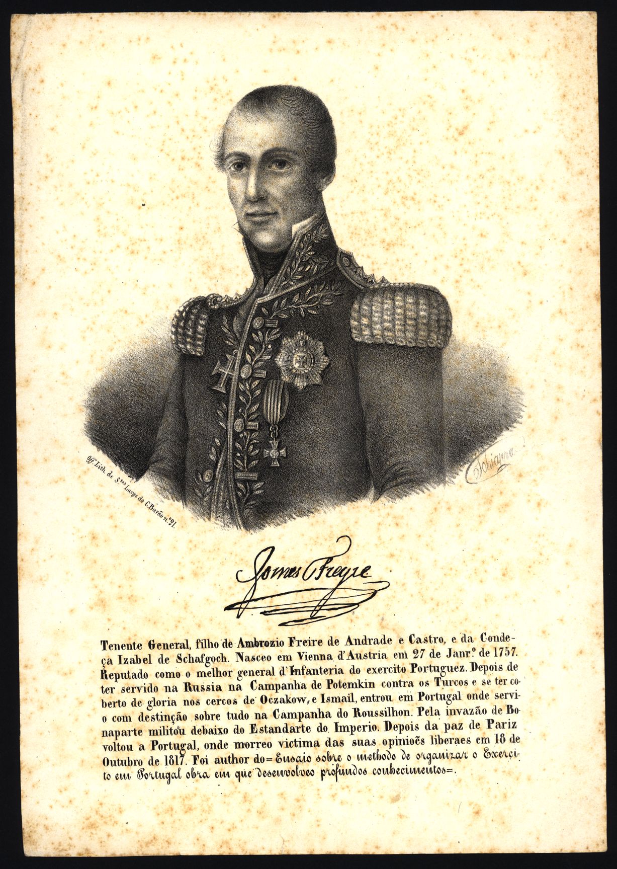 Condenação de Gomes Freire de Andrade