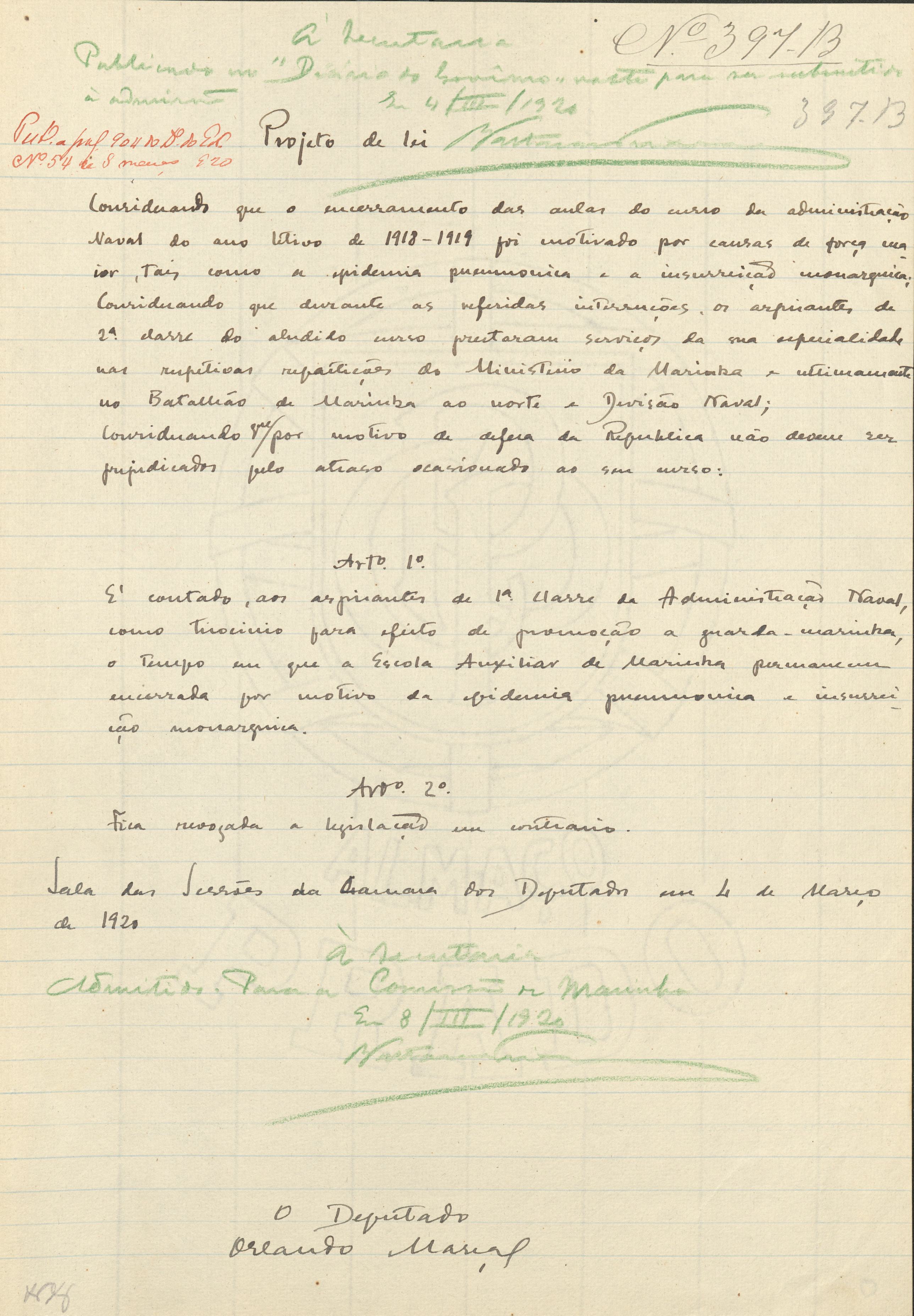 PJL n.º 397-B/IV