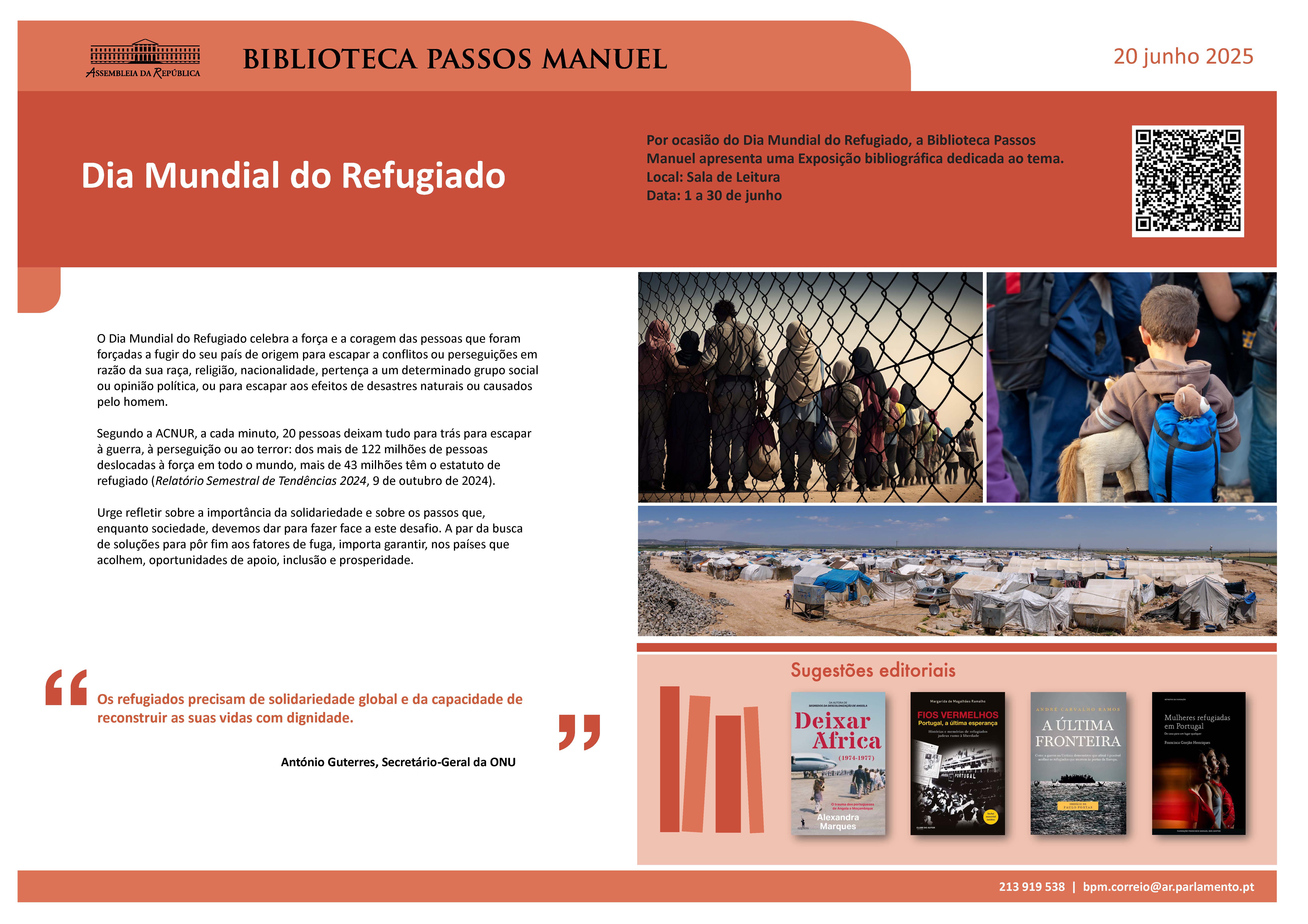 Cartaz do Dia Mundial do Refugiado