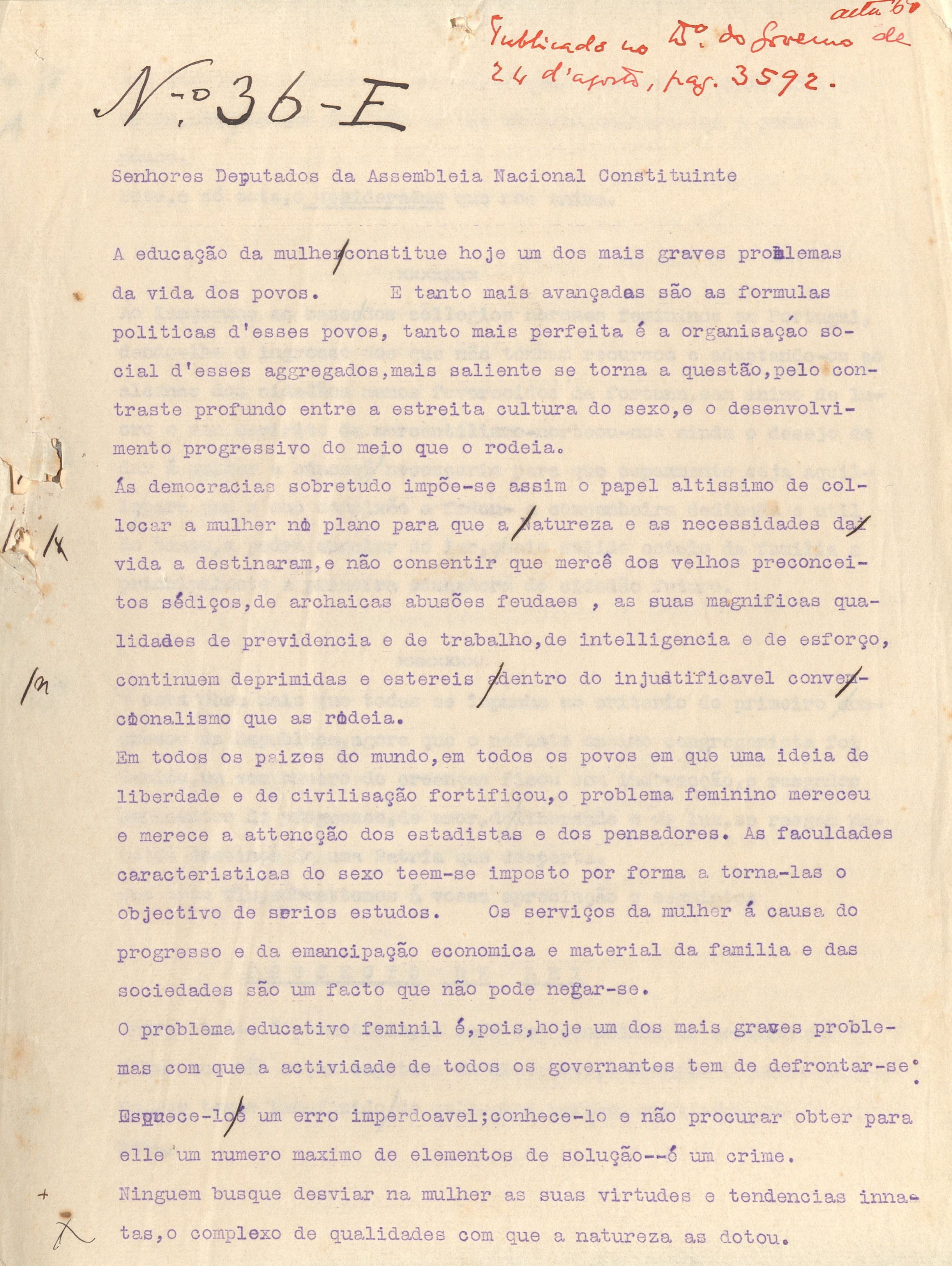 Comissão de Instrucão Pública