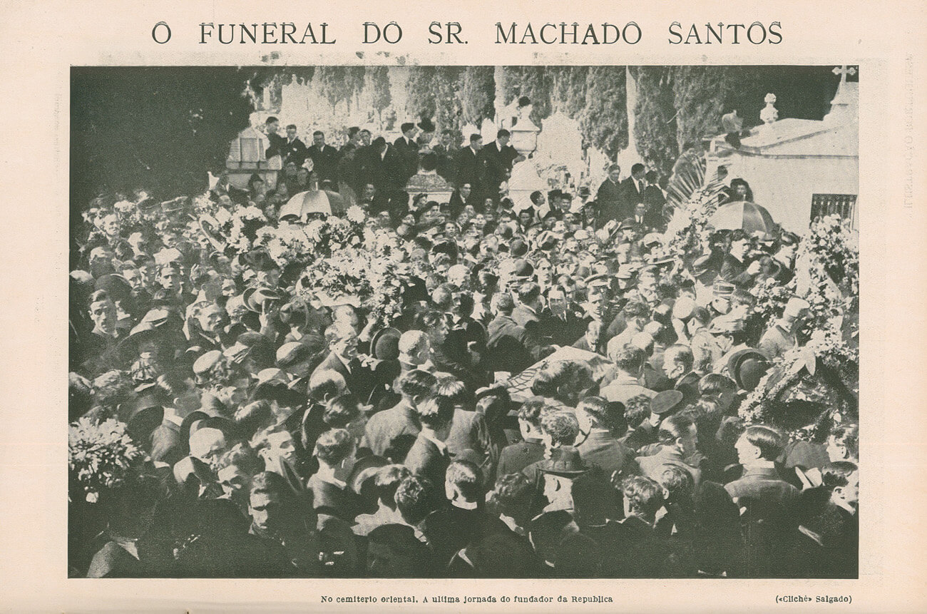Cunha Leal no funeral de Carlos da Maia. Idem.