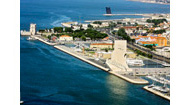 Vista aerea da zona ribeira de Lisboa, em Belem, INACIO ROSA / LUSA