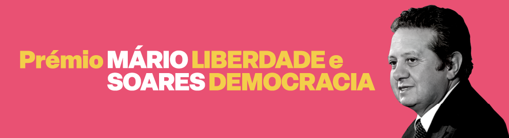 banner prémio Mário Soares, Liberdade e Democracia
