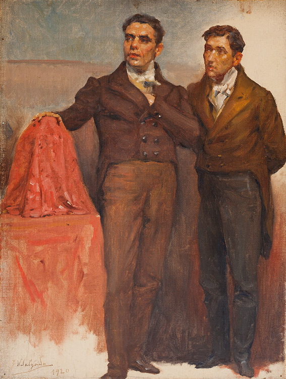 Retratos de José da Silva Carvalho e João da Cunha Sotomaior, 1920.