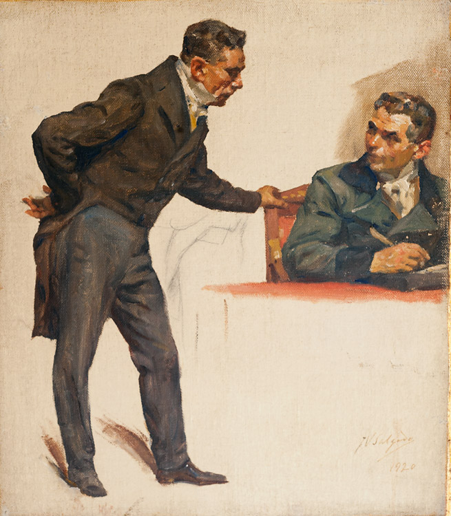 Retratos de Basílio Alberto de Sousa Pinto e João Baptista Felgueiras, 1920.
