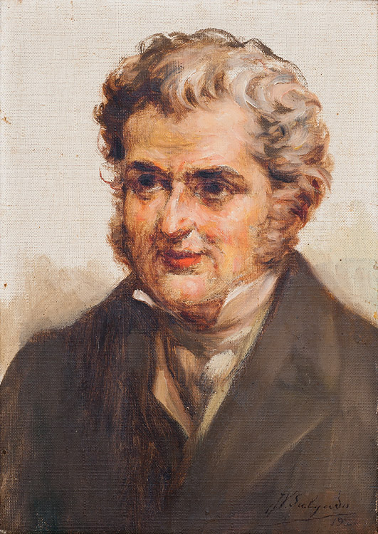 Estudo de retrato de deputado, 1920