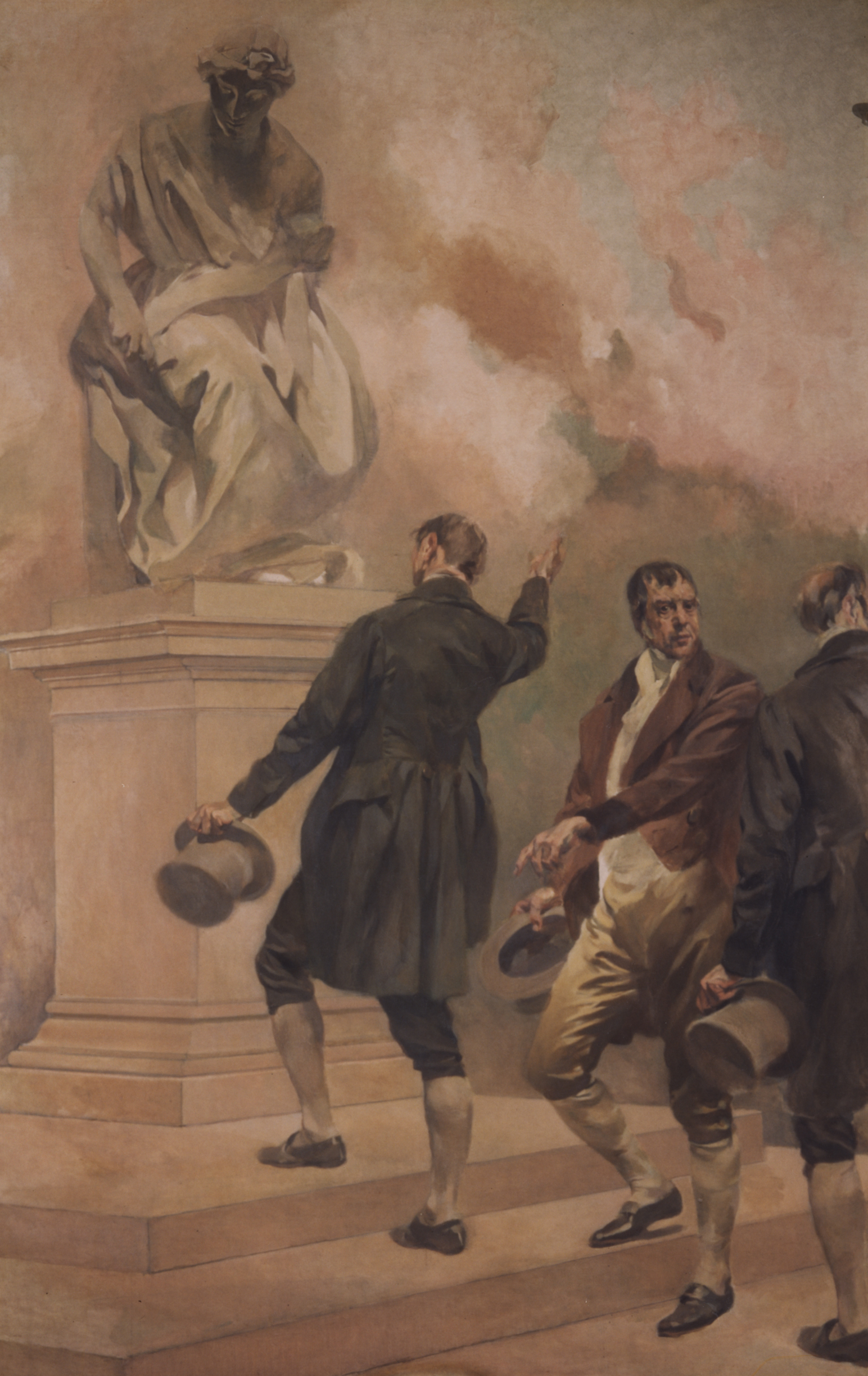  Manuel Fernandes Tomás, Borges Carneiro e Joaquim António de Aguiar, pintura de Columbano Bordalo Pinheiro, 1921-1925