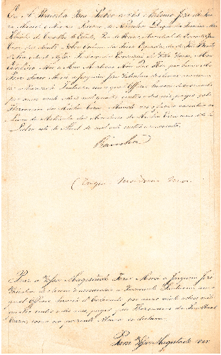 Alvará régio de D. Maria II de mercê a Joaquim José Valentim. 08 de abril de 1850.