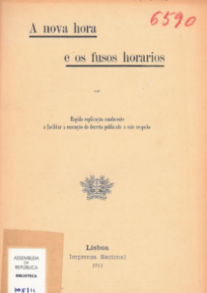 A nova hora e os fusos horários (1911)