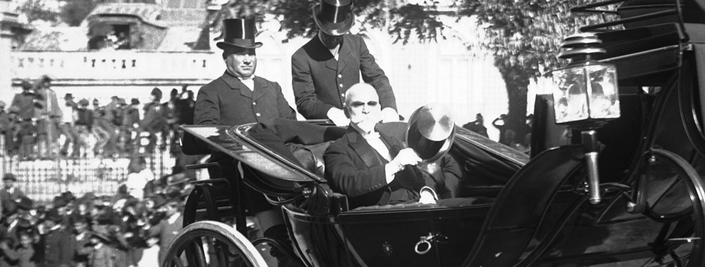 Chegada do Presidente da República, Bernardino Machado, ao Congresso, para a tomada de posse, 5 de outubro de 1915