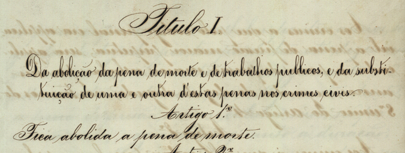 Carta de lei da abolição da pena de morte em Portugal