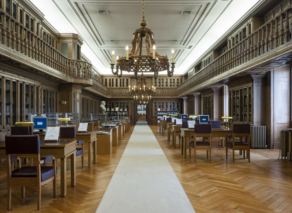 Sala de leitura da Biblioteca da Assembleia da República