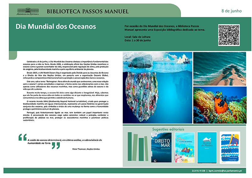 Cartaz Dia Mundial dos Oceanos