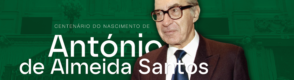 centenário de Almeida Santos, imagem com óculos, fato e gravata