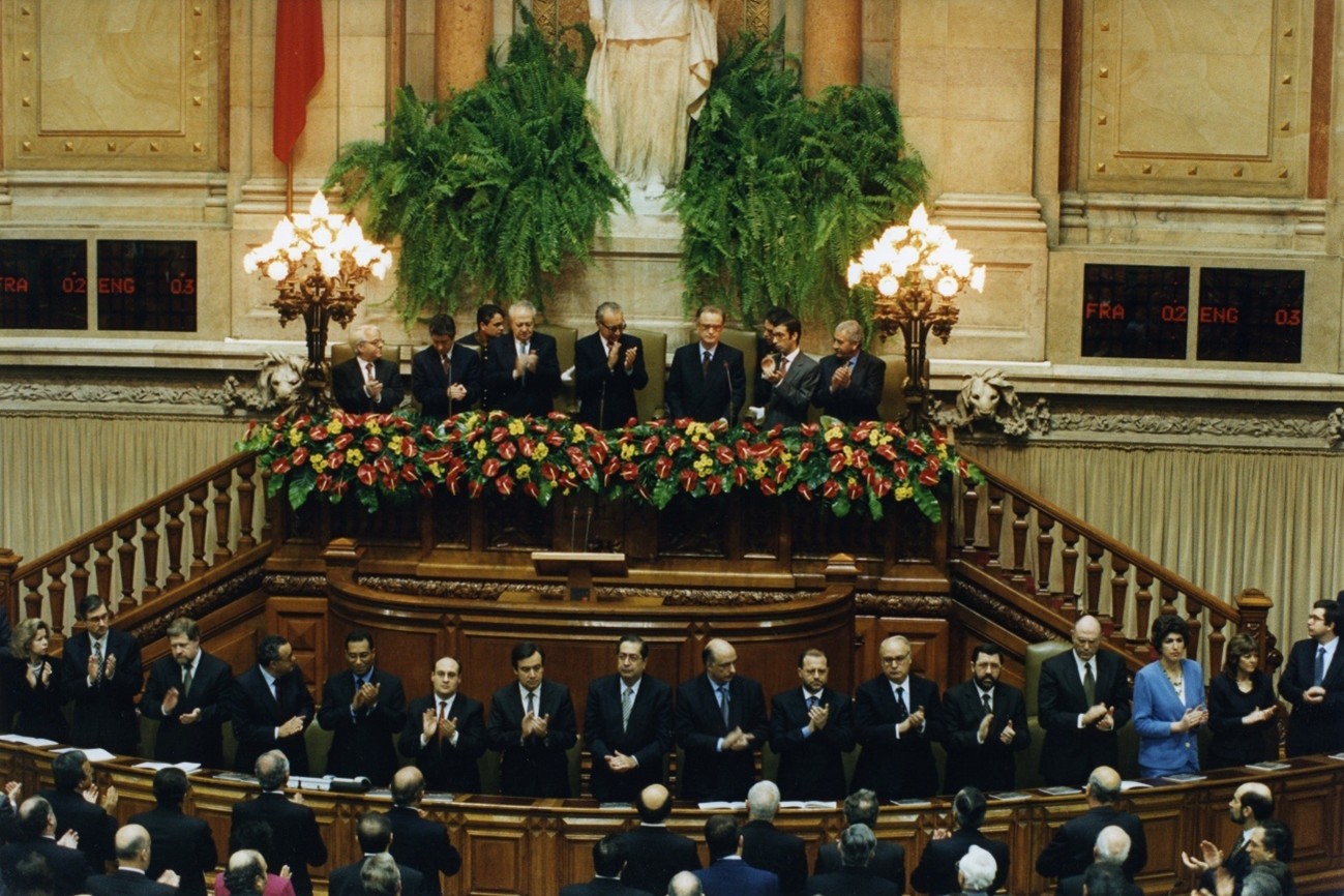 Sessão solene da tomada de posse do Presidente da República, Jorge Sampaio