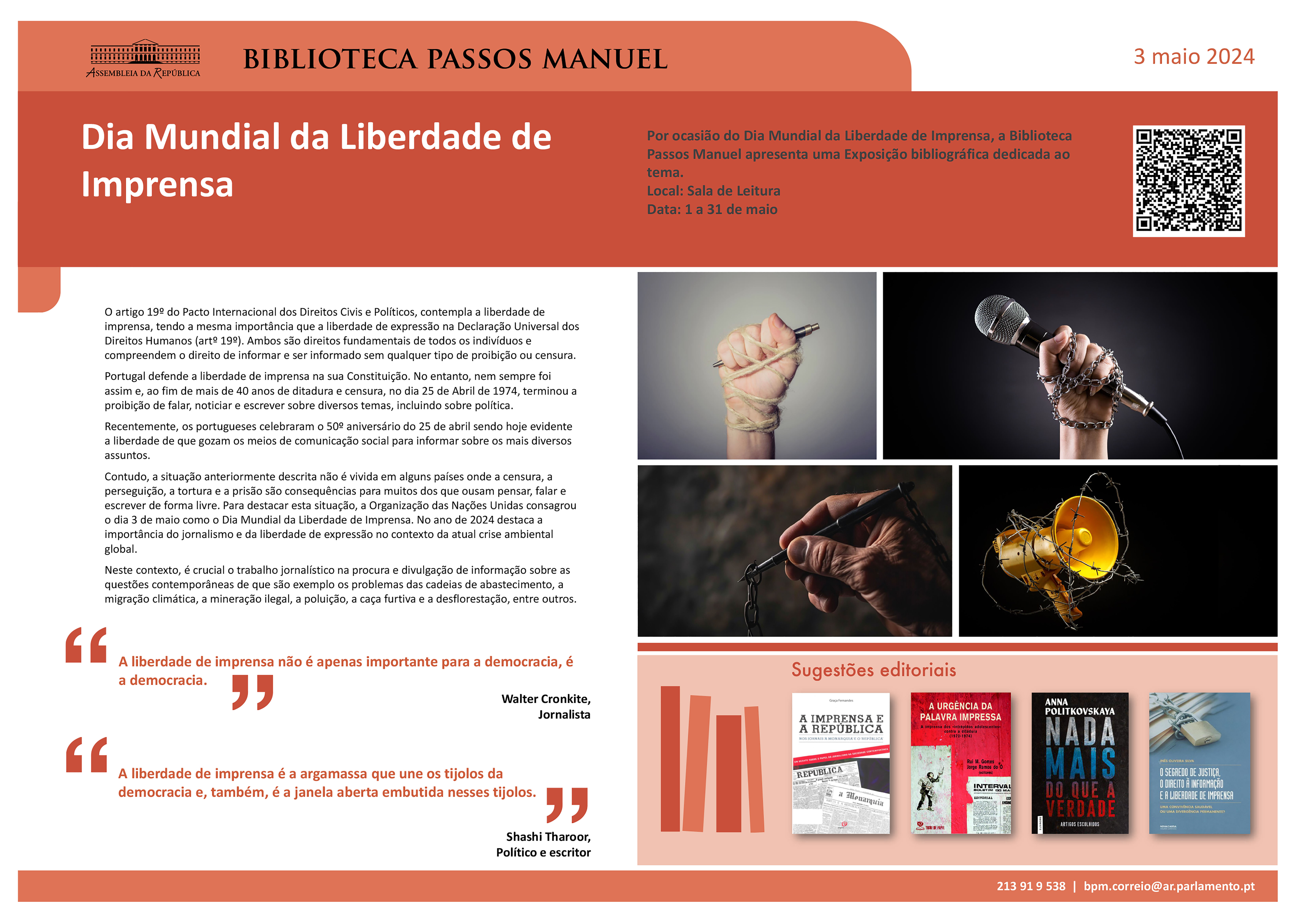 Cartaz_Dia Mundial da Liberdade de Imprensa