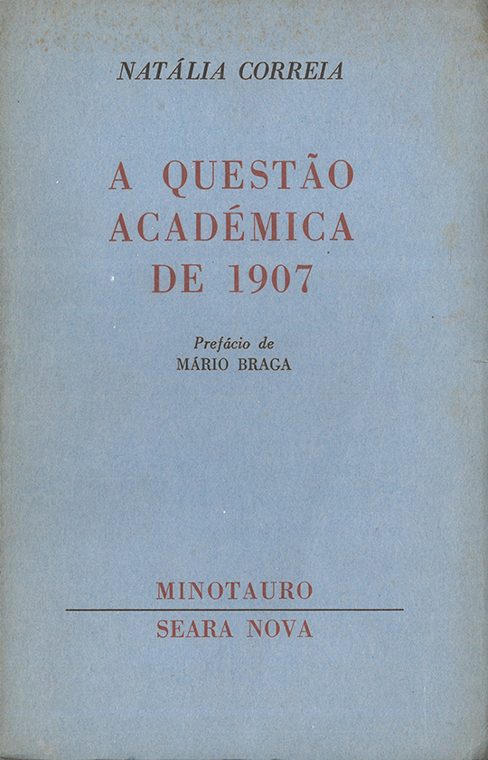 A questão académica de 1907
