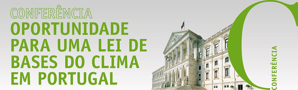 Logotipo da Conferência Conferência "Oportunidade para uma Lei de Bases do Clima"