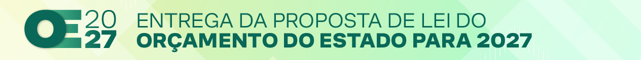 Banner Entrega do orçamento do Estado para 2027