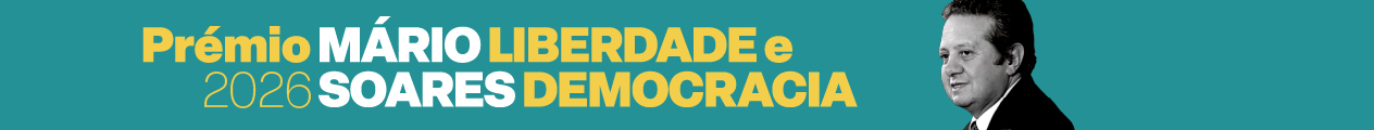 Banner - Prémio Mário Soares, Liberdade e Democracia | Prazo para candidaturas | até 15 de julho