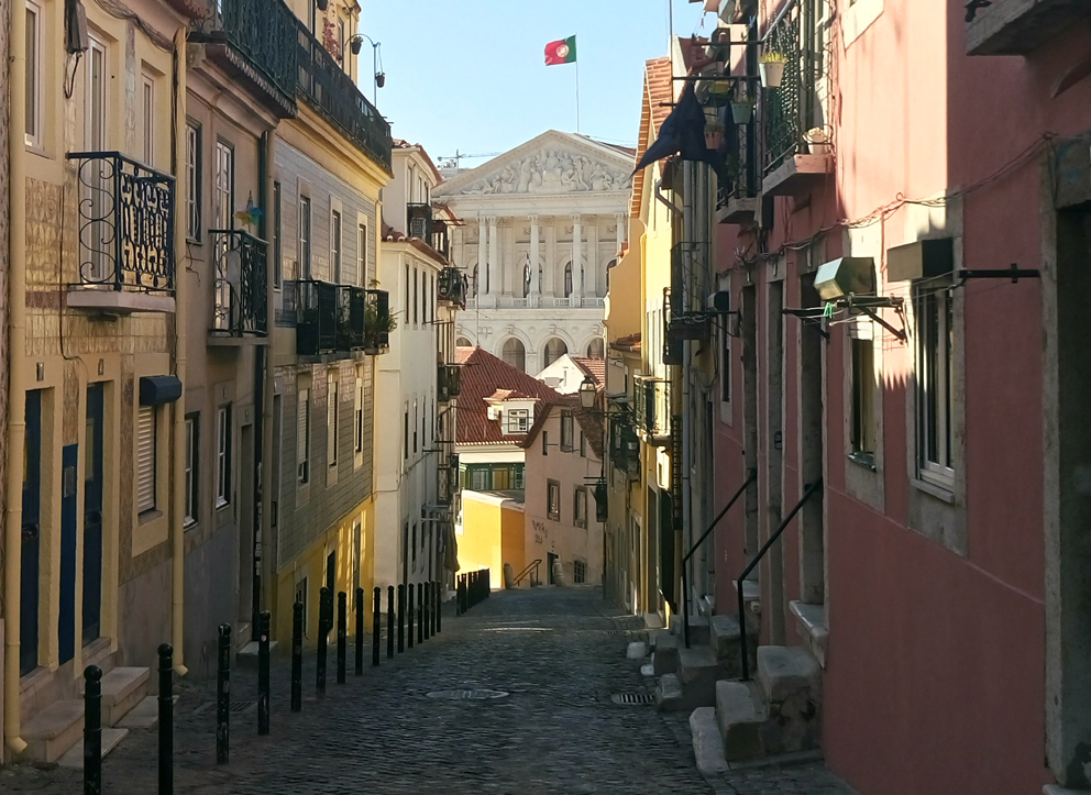 Vista da fachada do Palácio