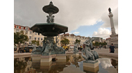 Praça D. Pedro IV (Rossio) em Lisboa. TIAGO PETINGA/LUSA