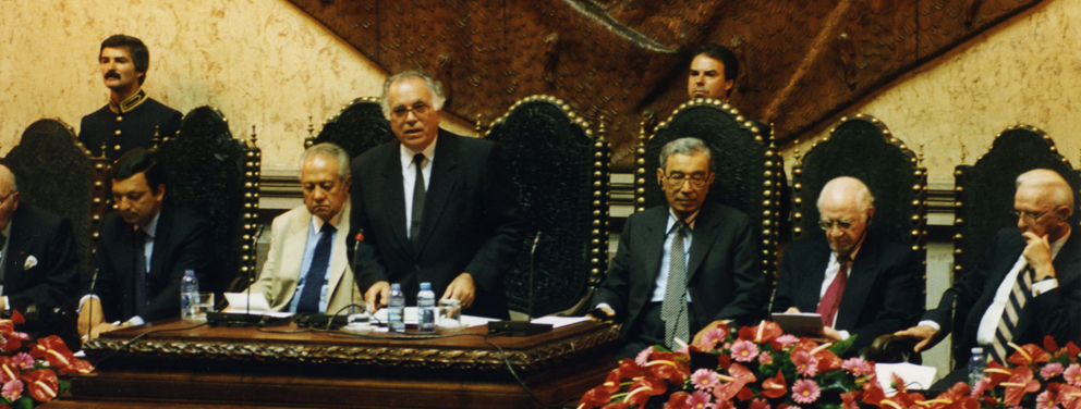 O Presidente Barbosa de Melo na Comemoração do 50.º aniversário das Nações Unidas em 1995