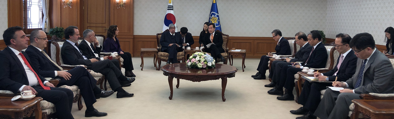 Encontro com o Primeiro-Ministro da República da Coreia, Nak-yeon Lee | Seul, Seul
