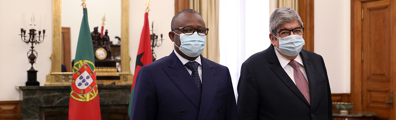 Presidente da Assembleia da República recebe Presidente da República da Guiné-Bissau