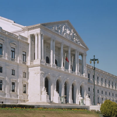 Fachada do Palácio de São Bento