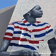 Pintura de mulher africana