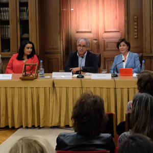 Alberta Marques Fernandes, José Manuel Pureza e Anabela Neves