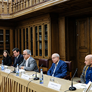 José Manuel Pureza na mesa da cerimónia