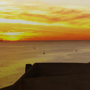 Vista da Fundação Champalimaud
