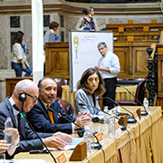 José de Matos Correia na abertura do seminário
