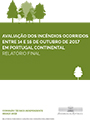 Capa - Avaliação dos incêndios ocorridos entre 14 e 16 de outubro de 2017 em Portugal continental – Relatório final