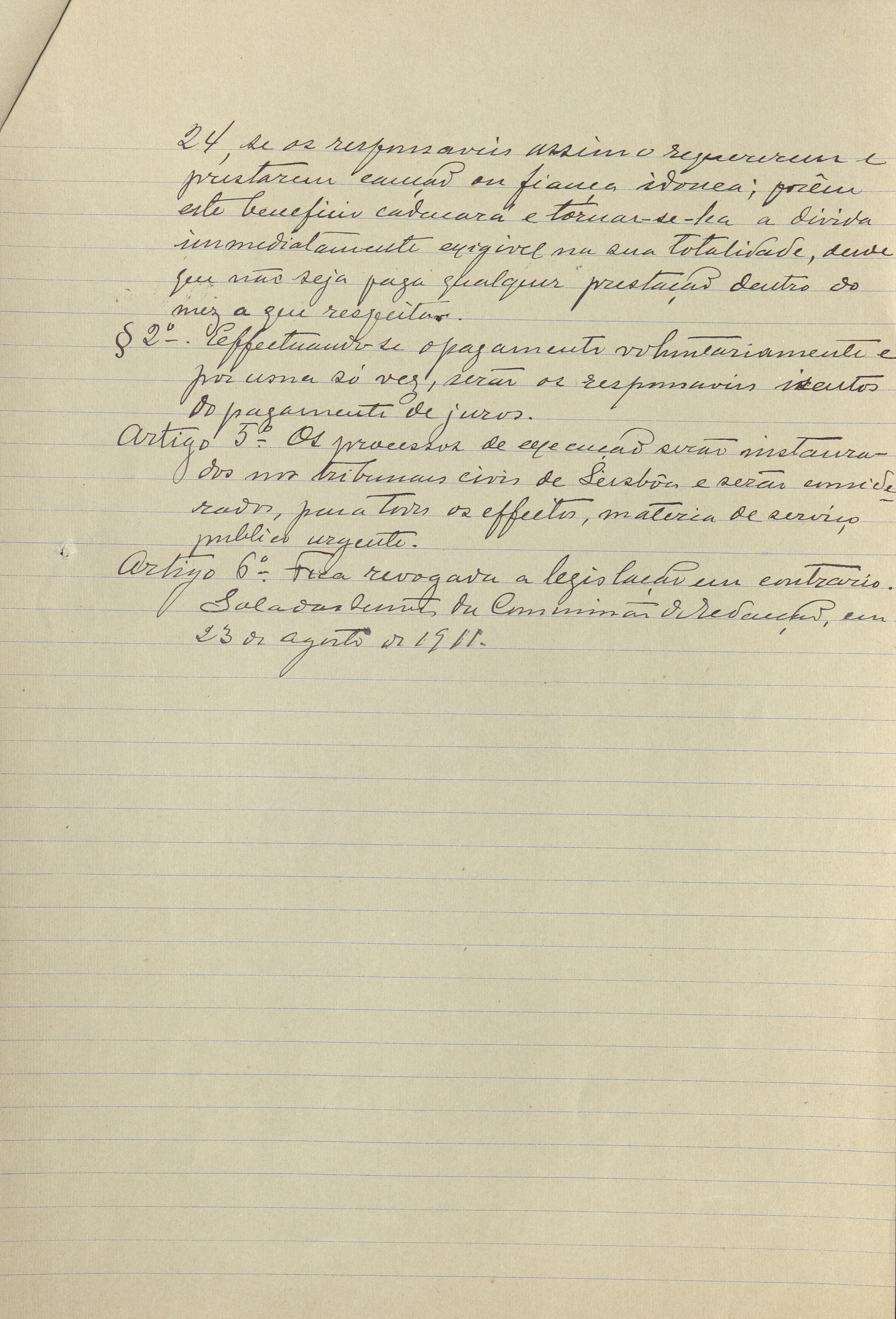 Comissão Redação 1911